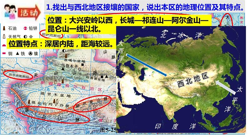 湘教版地理八年级下册第五章第三节西北地区和青藏地区 课件04