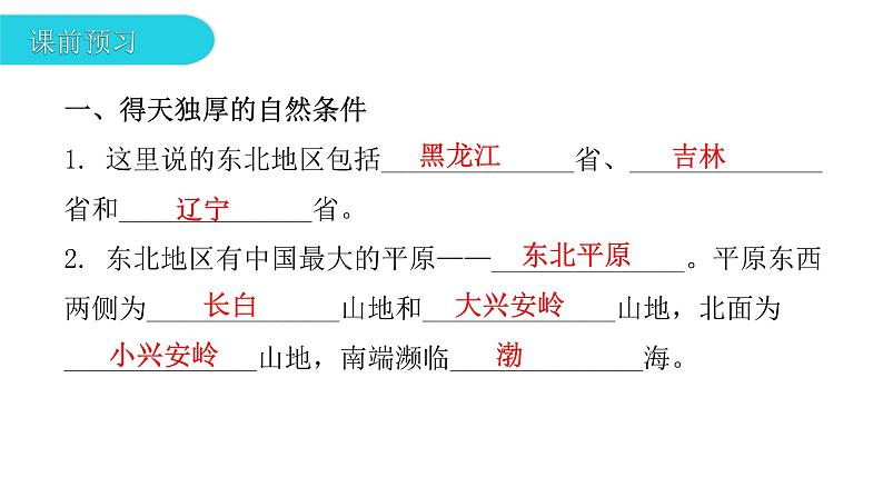 第七章 第一章  东北地区 课件06