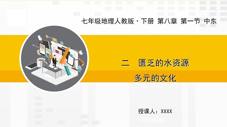 第八章 第一节 中东 二 “匮乏的水资源 多元的文化课件01