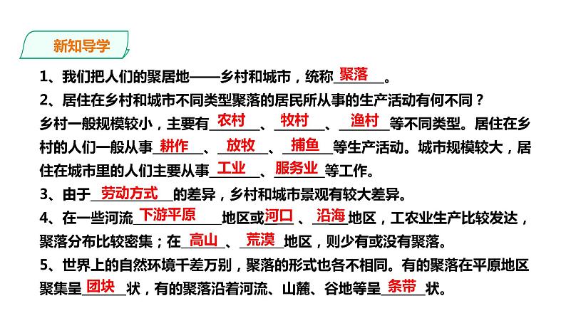 人教版七年地理上册----4.3《人类的聚居地—聚落》课件PPT第6页