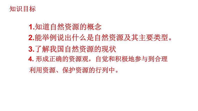 人教版八年地理上册----3.1 自然资源基本特征-课件第2页