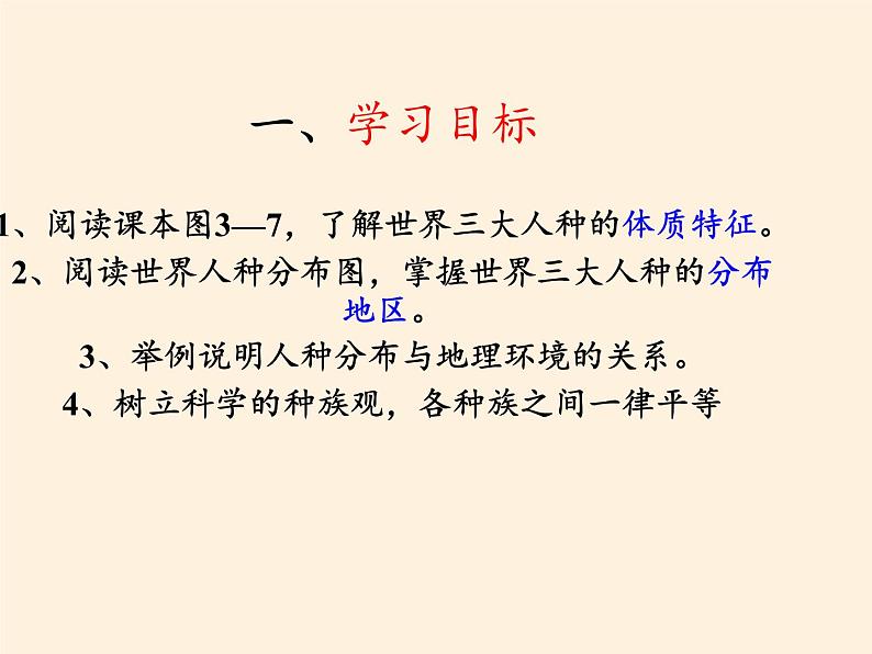 湘教版地理七年级上册 第三章 第二节 世界的人种(10)（课件）第3页