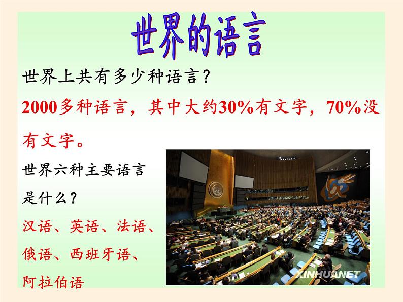 湘教版地理七年级上册 第三章 第三节 世界的语言与宗教(1)（课件）第4页