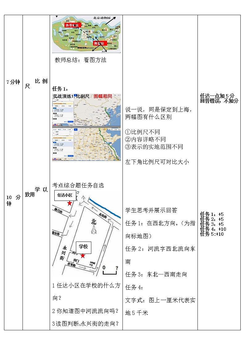 湘教版地理七年级上册 复习课----地球与地图（教案）第3页