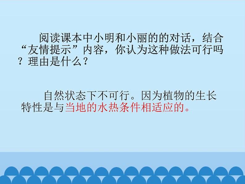 商务星球版地理七年级上册 第四章 活动课 气候与我们的生产生活_（课件）第7页