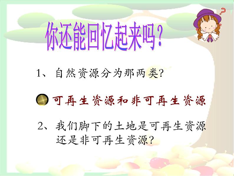 人教版地理八年级上册 3.2土地资源 课件01