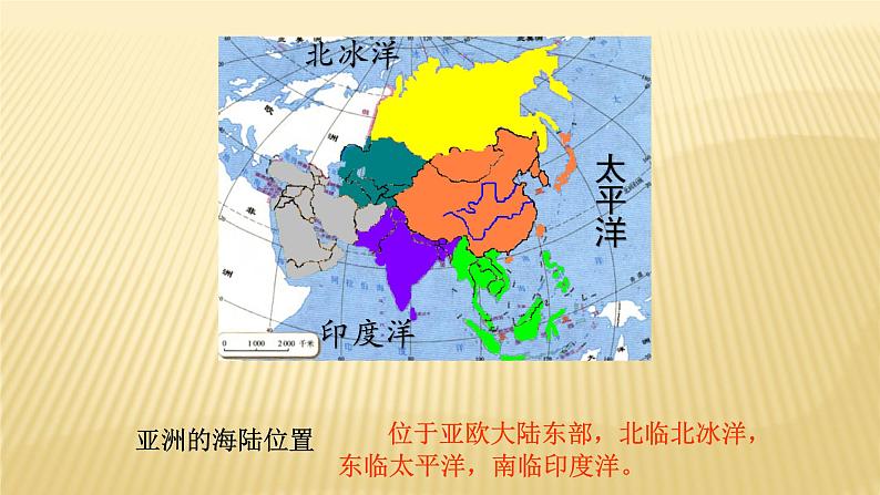 第六章  我们邻近的地区和国家  1、位置和范围   课件第5页