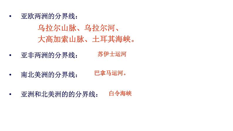 人教版七年地理上第一学期期末5个复习课件05