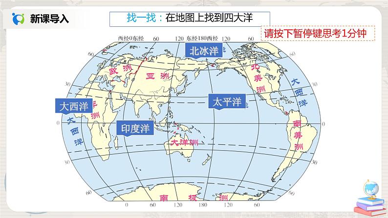 湘教版地理七上：2.2《世界的海陆分布》（第二课时）（课件+教案）07