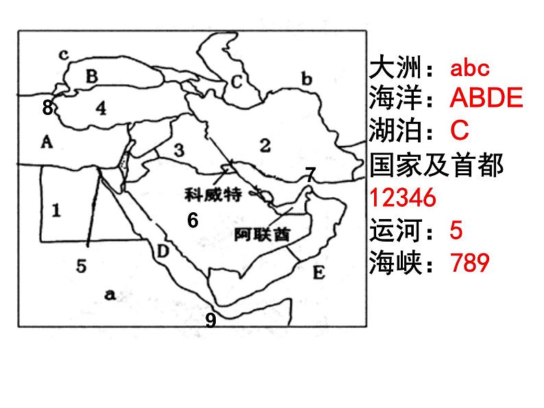 商务星球版地理七年级下册《中东》复习课件第8页