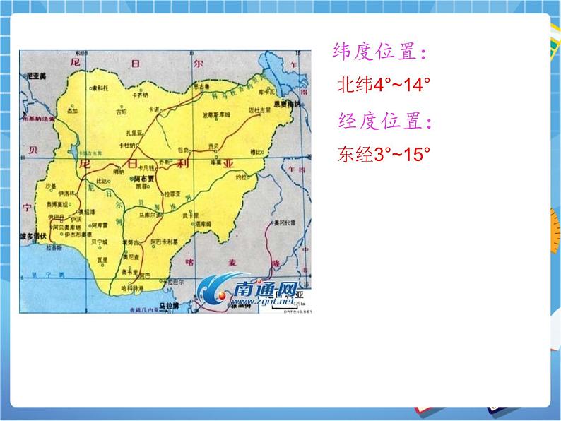 晋教版地理七年级下册：10.5尼日利亚──非洲人口最多的国家 课件PPT第5页