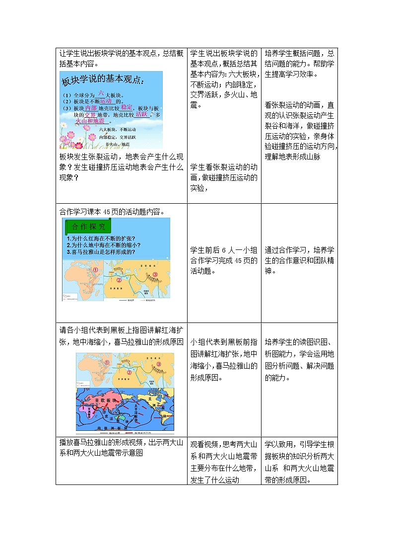 鲁教版（五四制）地理六年级上册 第二章 第二节  海陆的变迁 教案第2页