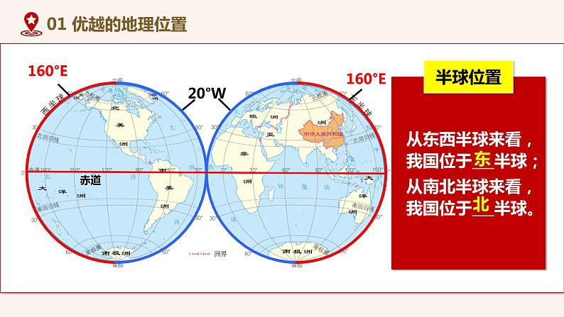 2021-2022学年初中地理人教版八年级上册 1.1 疆域（第1课时） 教学课件04