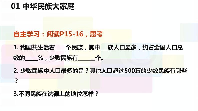 2021-2022学年初中地理人教版八年级上册 1.3 民族 教学课件05