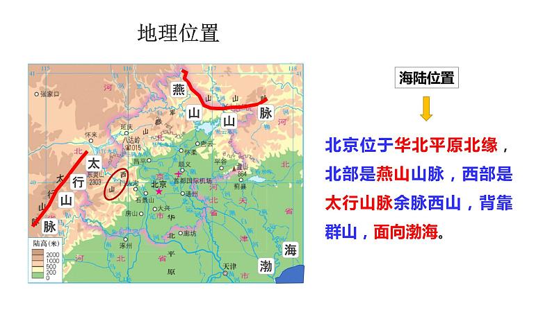 湘教版地理八年级下册第八章第一节 北京市的城市特征与建设成就 教学课件06