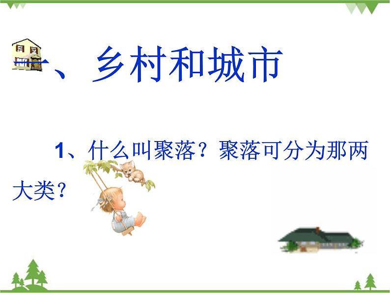 人教版七年级上册 地理：4.3《人类的居住地---聚落》课件3（人教版七年级上册第3页