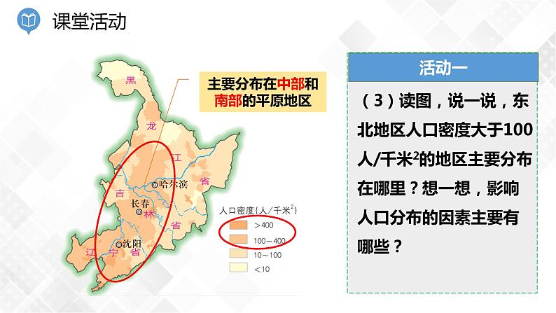 6.2 东北地区的人口与城市分布 -八年级地理下册 同步课件+练习（湘教版）06