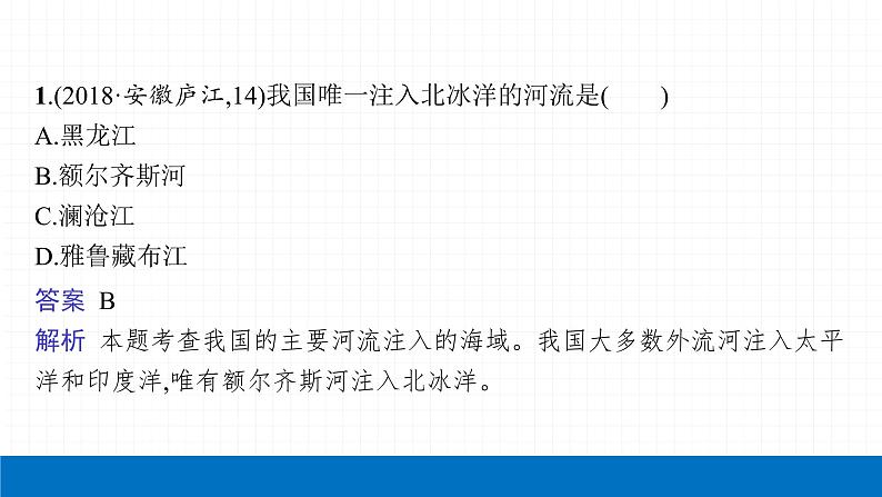 2022届初中地理一轮复习 第14讲　河流、自然灾害 精品课件04