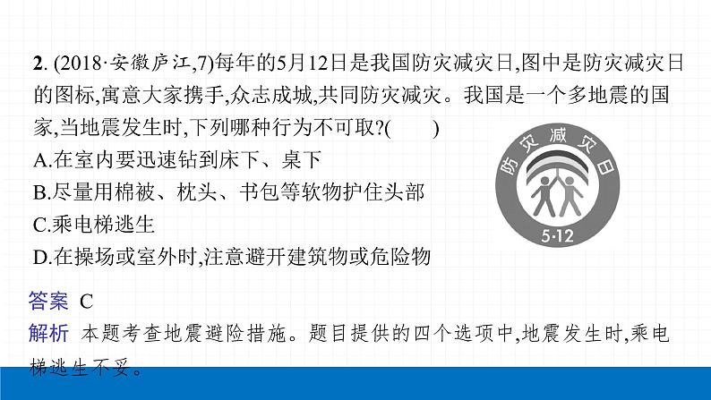 2022届初中地理一轮复习 第14讲　河流、自然灾害 精品课件05