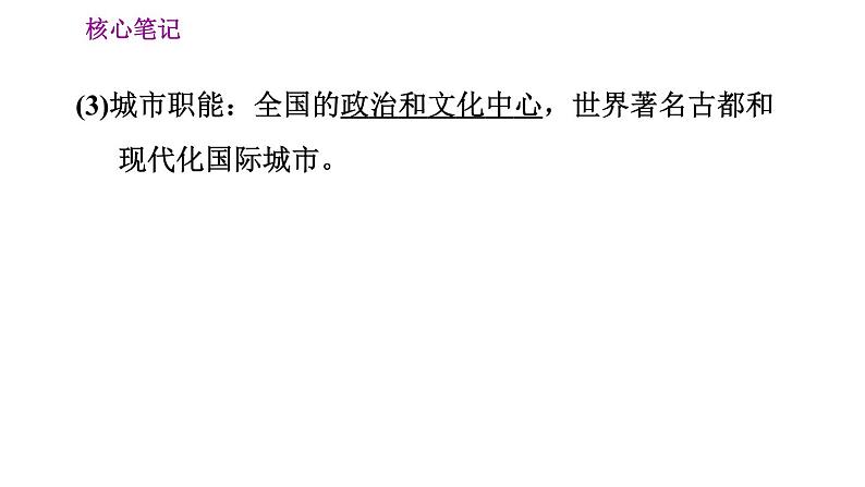 晋教版八年级下册地理 第7章 7.1　北京——祖国的心脏 习题课件第3页