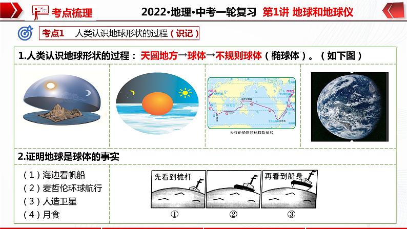 2022·广东地理·中考一轮 第1讲 地球和地球仪（课件+教学设计+同步练习）07