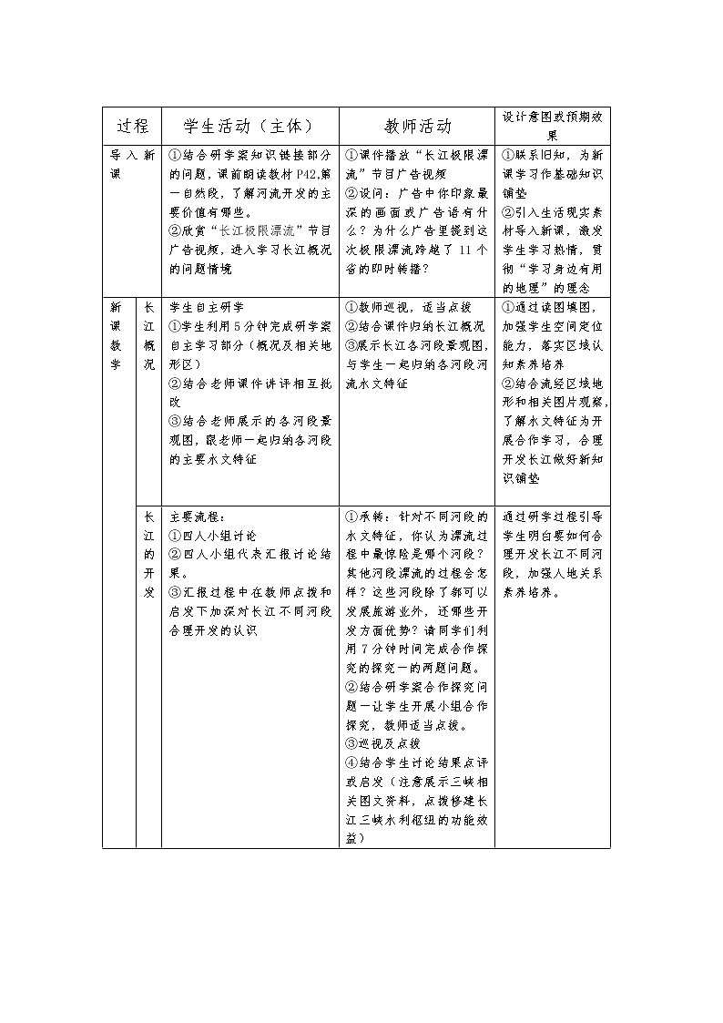 中图版地理七年级上册 第三章 第四节  中国的河流和湖泊(7) 教案第2页