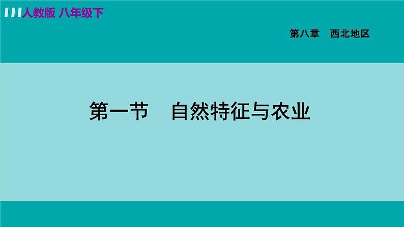 人教版八年级地理下册  8.1自然特征与农业 课件03