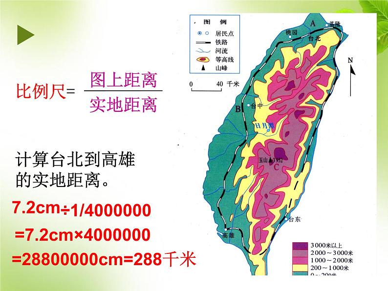 人教版七年级地理上册第一章 地球和地图 第三节《地图的阅读》课件 （共36张PPT）第5页