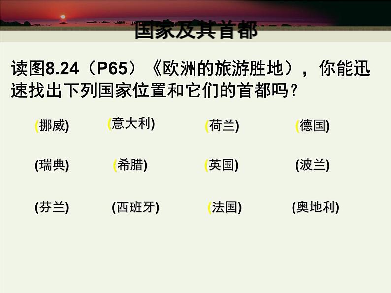 七年级地理下册第八单元+东半球其他的国家和地区+欧洲西部----发达国家集中的地区课件第3页