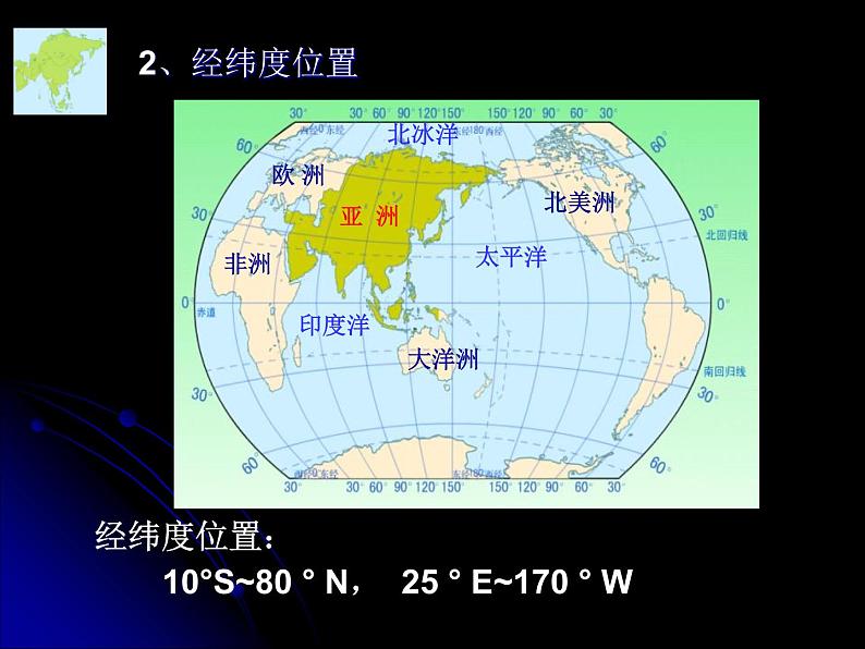 人教版地理七年级下册 亚洲 第一节 自然环境  课件第5页