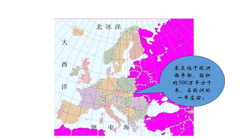 人教版地理七年级下册 欧洲西部课件PPT第3页