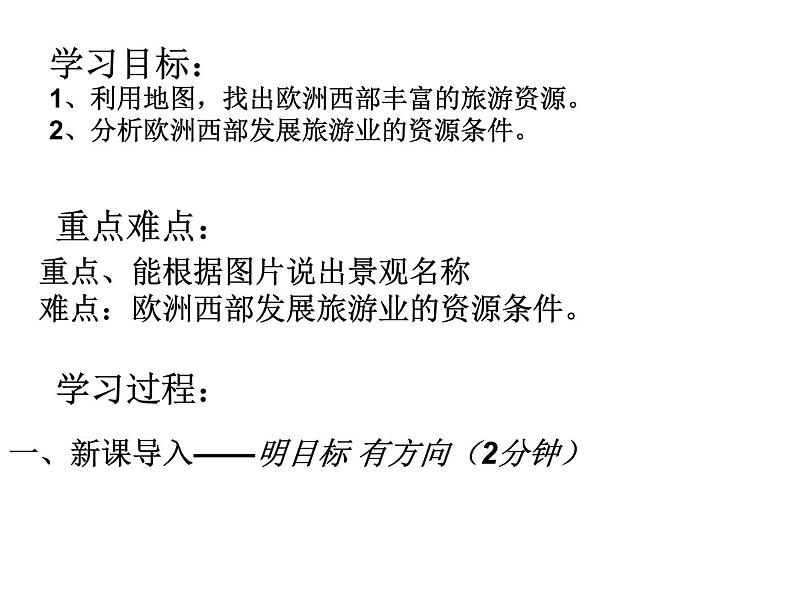 人教版地理七年级下册 欧洲西部(第二课时)课件PPT第2页