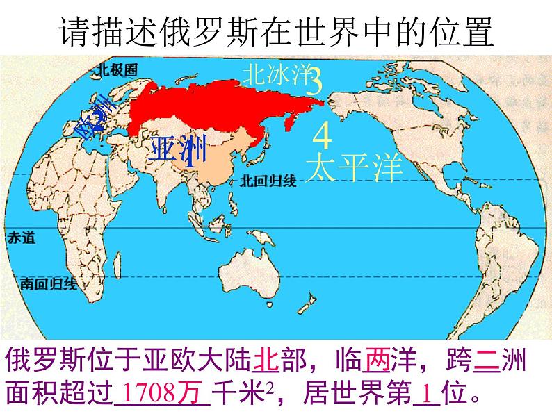 【人教版】地理七年级下册课件 第七章 我们邻近的国家和地区 第4节 俄罗斯（共34张PPT）04