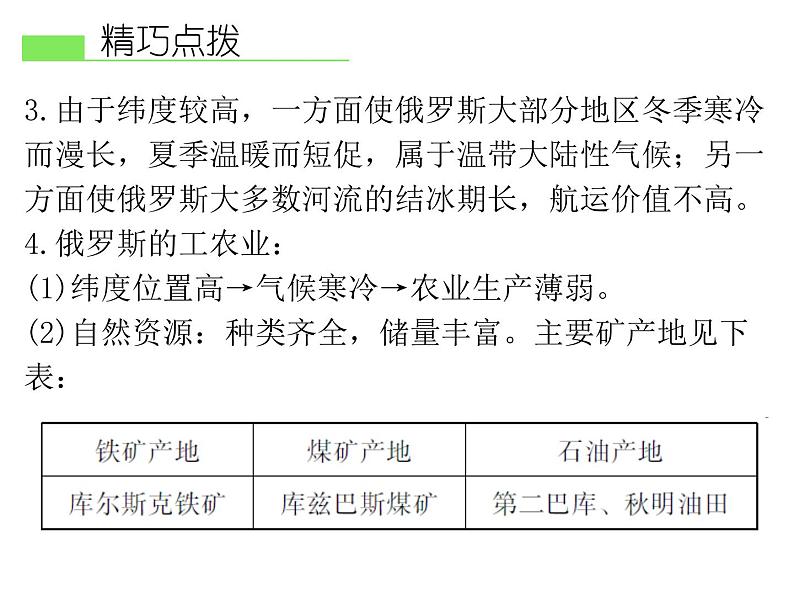 人教版地理七年级下册 第四节 俄罗斯课件PPT06