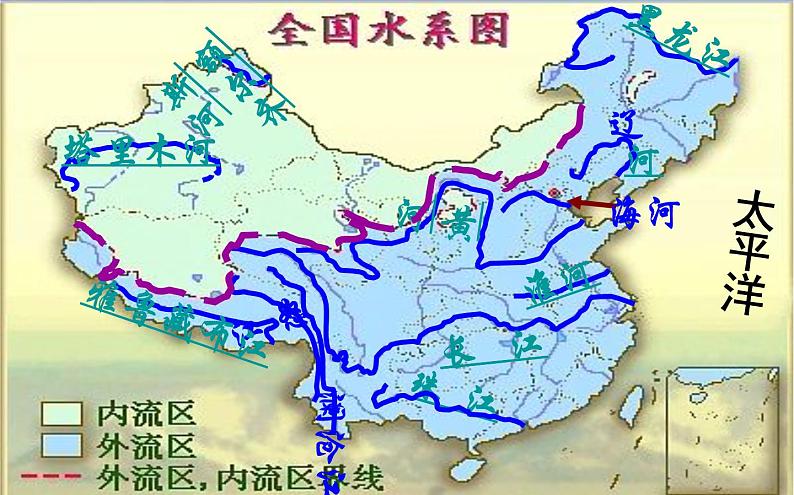 八年级地理上册教学课件：第三节河流第5页