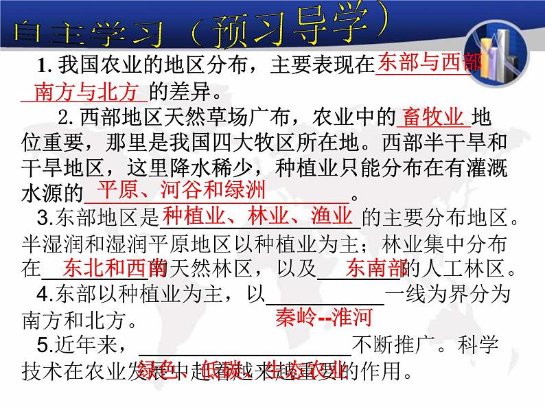 人教版地理八年级上册 第二节 农业（二）课件PPT第2页