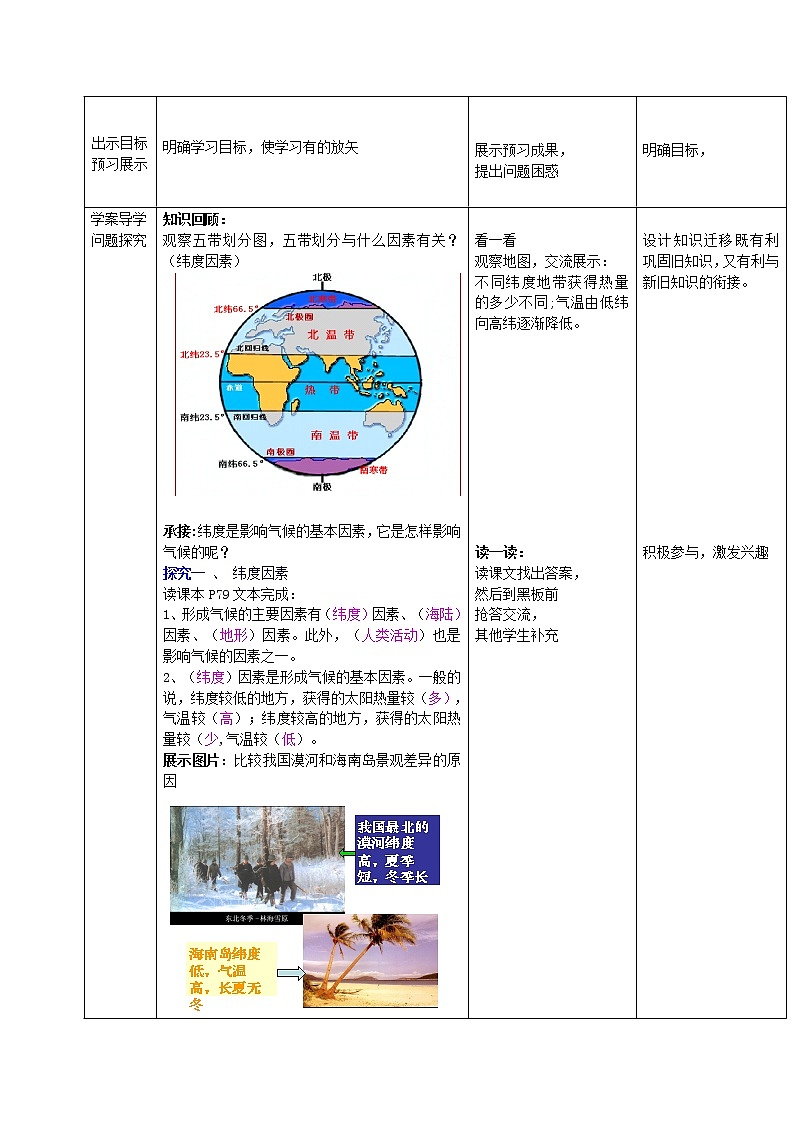 【商务星球版】七年级地理上册第4章第5节 形成气候的主要因素(3)教案02