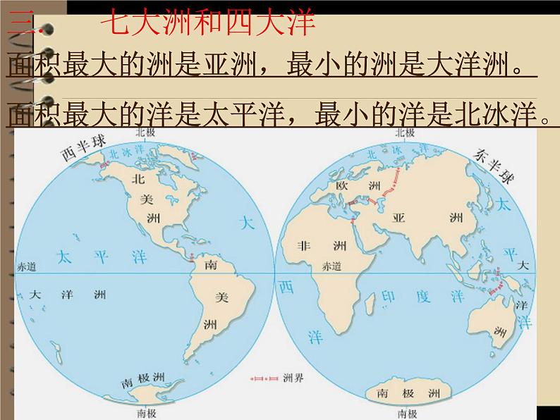 商务星球版地理七年级上册 课件：3.1《海陆分布》（共18张PPT）第6页