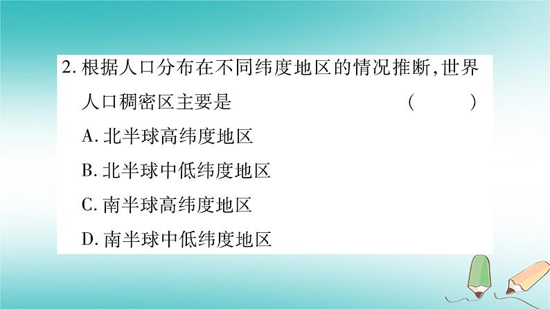 七年级地理上册第5章世界的居民综合提升课件（新版）商务星球版第7页