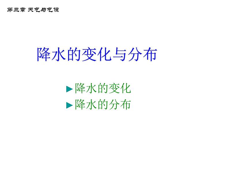 人教版地理七上同步课件3.3 降水的变化与分布（共15张PPT）01