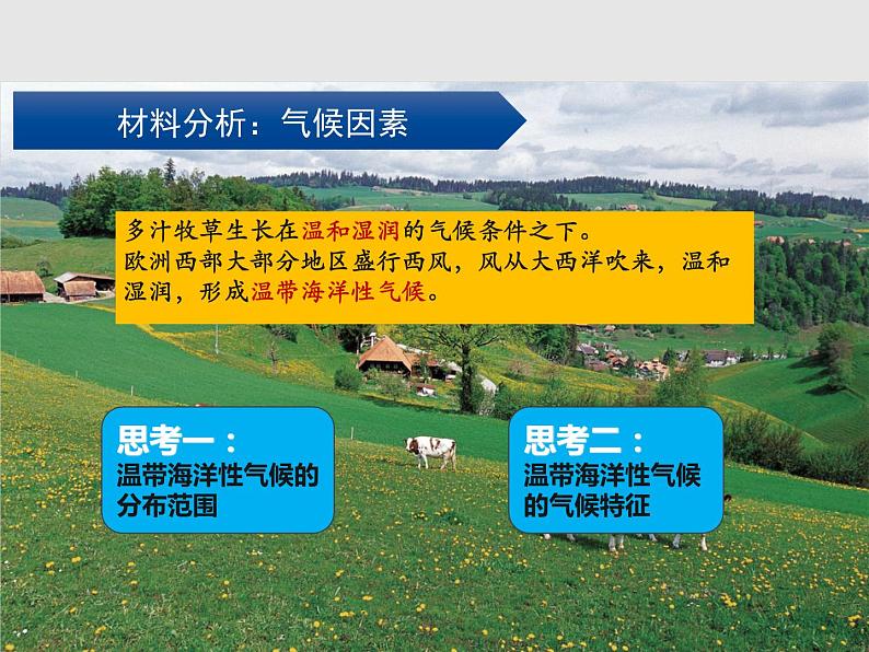 人教版地理七年级下册课件 8.2 欧洲西部（1）第6页