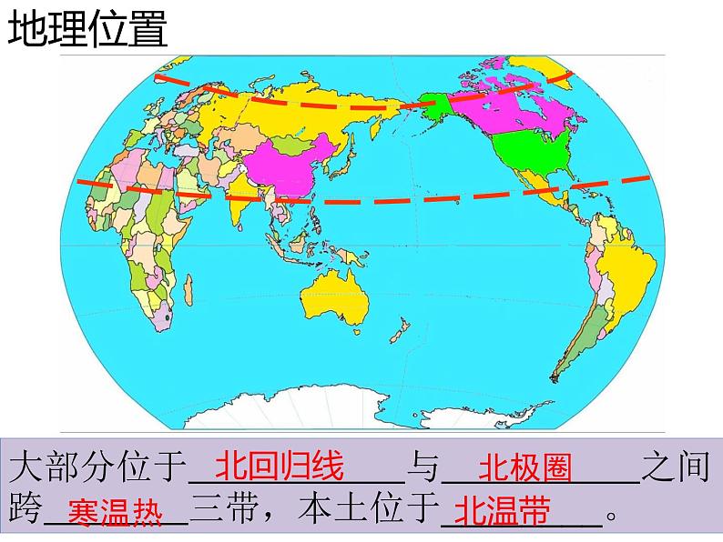 人教版地理七年级下册课件 9.1 美国（3）第4页