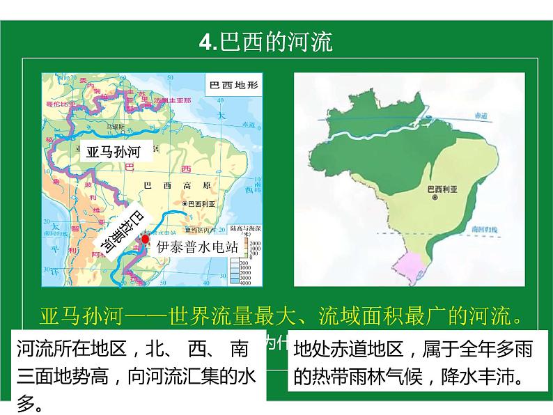 人教版地理七年级下册课件 9.2 巴西（4）第6页