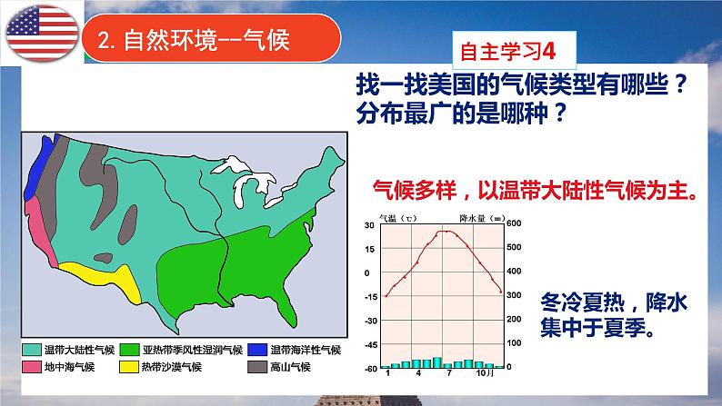 人教版地理七年级下册课件 9.1 美国（5）08