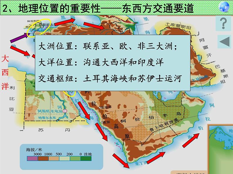 人教版地理七年级下册课件 8.1 中东（5）第8页