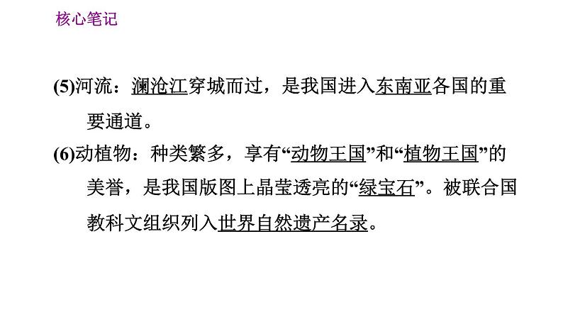 晋教版八年级下册地理 第8章 8.1　西双版纳——晶莹透亮的“绿宝石” 习题课件第3页