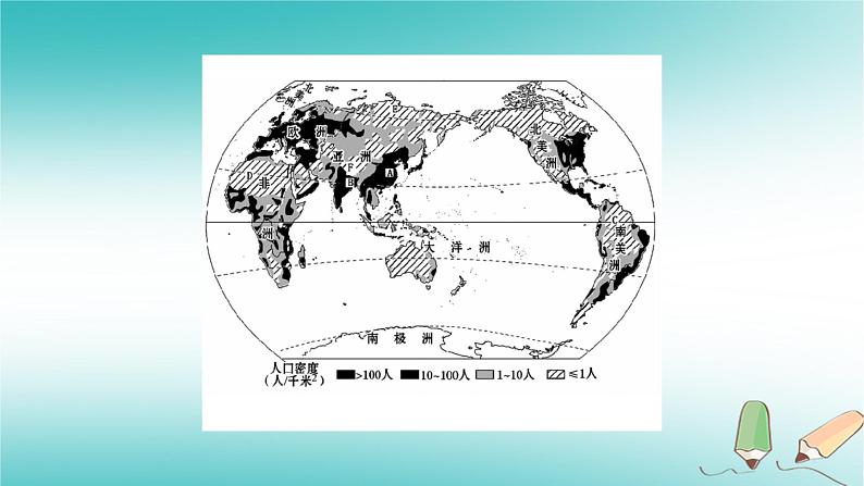 七年级地理上册第5章第1节世界的人口课件（新版）商务星球版06