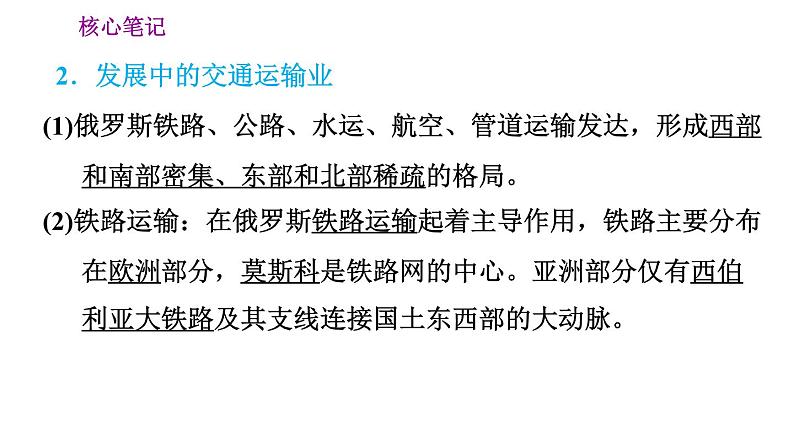 晋教版七年级下册地理 第10章 10.1.2  雄厚的基础工业　发展中的交通运输业 习题课件03