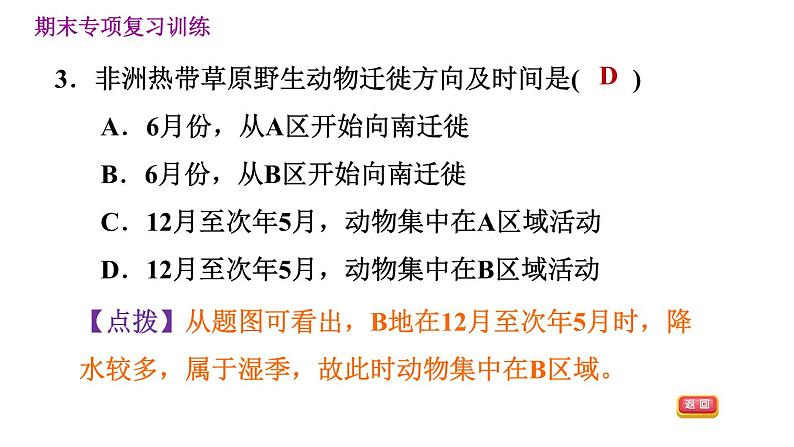 晋教版七年级下册地理 期末专项训练二　东半球其他的地区和国家　 习题课件06