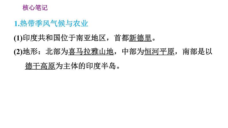 晋教版七年级下册地理 第10章 10.2　印度——世界第二人口大国 习题课件第2页